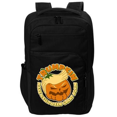 Trumpkin Make Halloween Great Again Fun Pumpkin Impact Tech Backpack