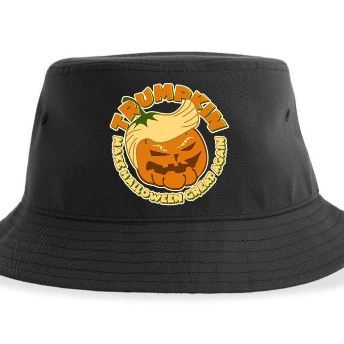 Trumpkin Make Halloween Great Again Fun Pumpkin Sustainable Bucket Hat