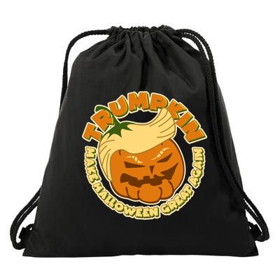 Trumpkin Make Halloween Great Again Fun Pumpkin Drawstring Bag