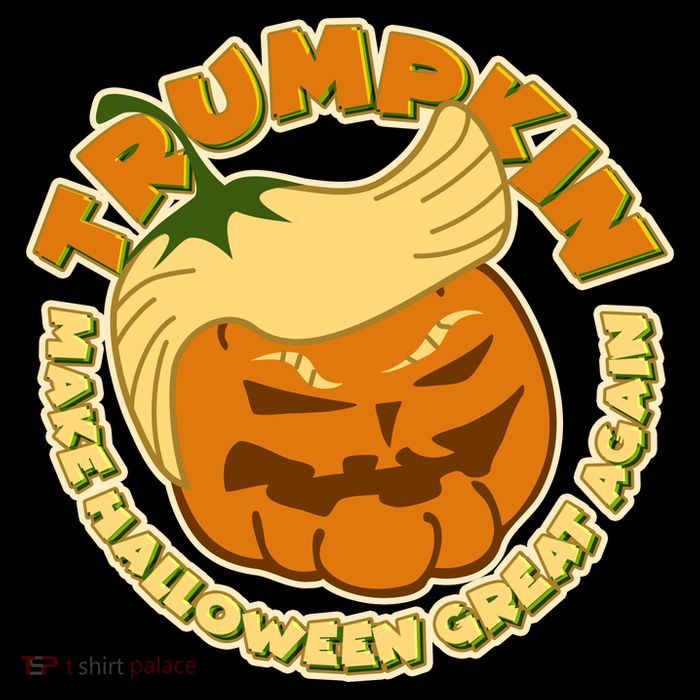Trumpkin Make Halloween Great Again Fun Pumpkin Flatbill Hat