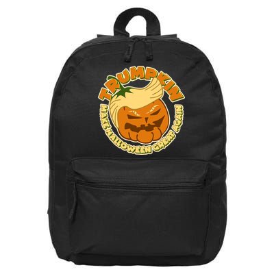 Trumpkin Make Halloween Great Again Fun Pumpkin 16 in Basic Backpack