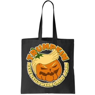 Trumpkin Make Halloween Great Again Fun Pumpkin Tote Bag