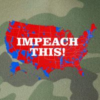 Trump's Impeachment Map Impeach This! Legacy Tie Dye Trucker Hat