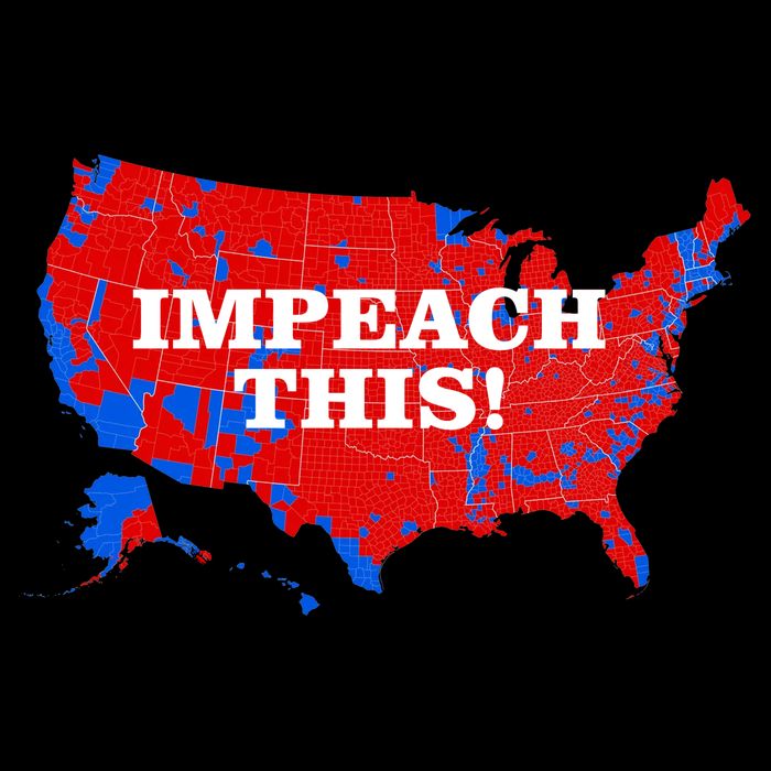 Trump's Impeachment Map Impeach This! City Backpack