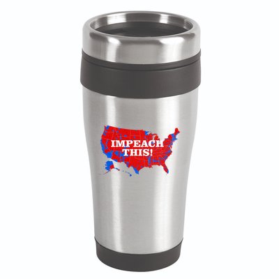 Trump's Impeachment Map Impeach This! 16oz Travel Tumbler