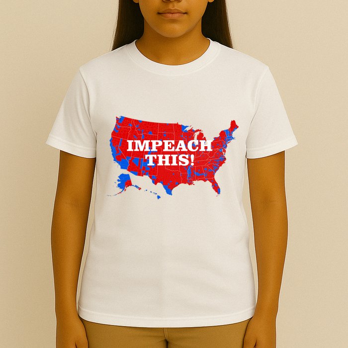 Trump's Impeachment Map Impeach This! T-Shirt