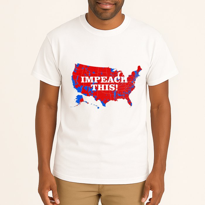 Trump's Impeachment Map Impeach This! Tall T-Shirt