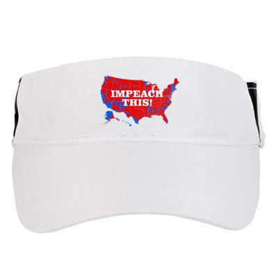 Trump's Impeachment Map Impeach This! Adult Drive Performance Visor