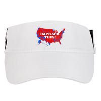 Trump's Impeachment Map Impeach This! Adult Drive Performance Visor