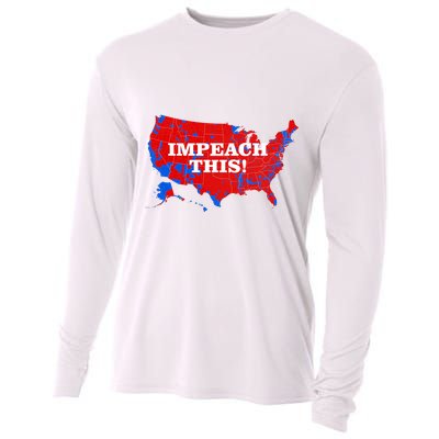 Trump's Impeachment Map Impeach This! Cooling Performance Long Sleeve Crew