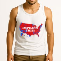 Trump's Impeachment Map Impeach This! Tank Top