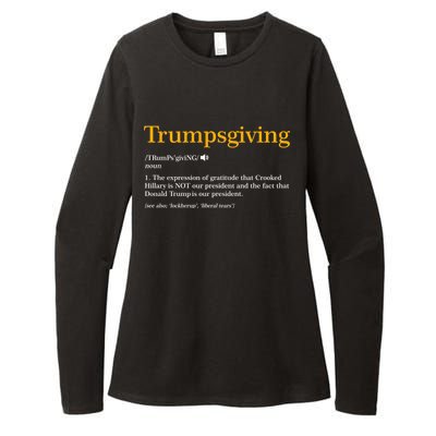 Trumpsgiving Being Thankful for Trump Thanksgiving Womens CVC Long Sleeve Shirt