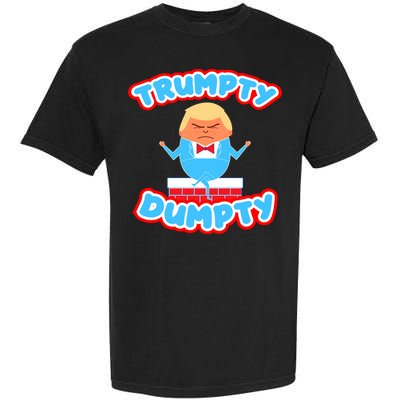 Trumpy Dumpty Funny Donald Trump Brick Wall Garment-Dyed Heavyweight T-Shirt