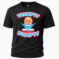 Trumpy Dumpty Funny Donald Trump Brick Wall Cooling Performance Crew T-Shirt