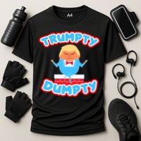 Trumpy Dumpty Funny Donald Trump Brick Wall Cooling Performance Crew T-Shirt