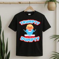 Trumpy Dumpty Funny Donald Trump Brick Wall T-Shirt