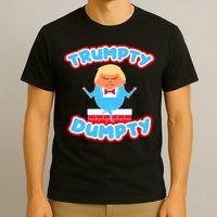 Trumpy Dumpty Funny Donald Trump Brick Wall T-Shirt