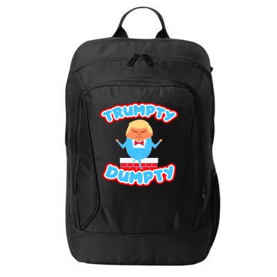 Trumpy Dumpty Funny Donald Trump Brick Wall City Backpack