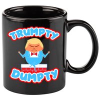 Trumpy Dumpty Funny Donald Trump Brick Wall 11oz C Handle Ceramic Mug