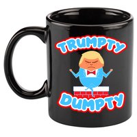 Trumpy Dumpty Funny Donald Trump Brick Wall 11oz C Handle Ceramic Mug