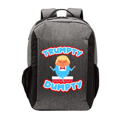 Trumpy Dumpty Funny Donald Trump Brick Wall Vector Backpack