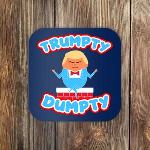 Trumpy Dumpty Funny Donald Trump Brick Wall Coaster