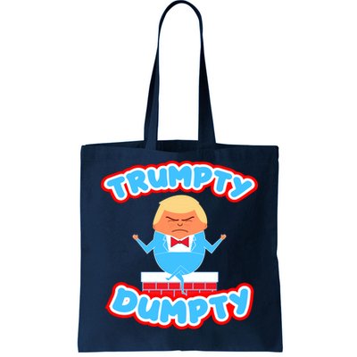 Trumpy Dumpty Funny Donald Trump Brick Wall Tote Bag