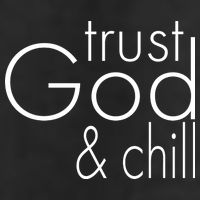 Trust God And Chill Adult Drive Performance Visor