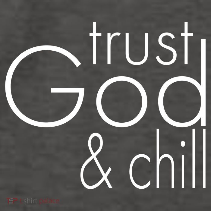 Trust God And Chill Vector Backpack
