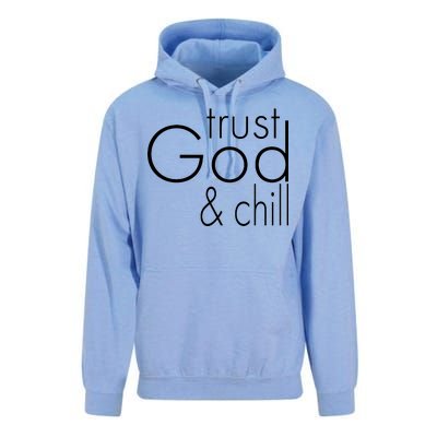 Trust God And Chill Unisex Surf Hoodie