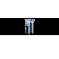 Trust In The Force American Blue Lightsaber Police Flag Bumper Sticker