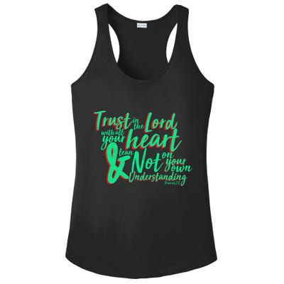Trust In The Lord Ladies PosiCharge Competitor Racerback Tank