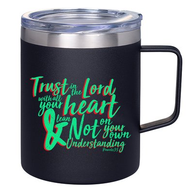 Trust In The Lord 12oz Stainless Steel Coffee Mug