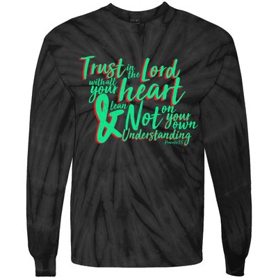 Trust In The Lord Tie-Dye Long Sleeve Shirt
