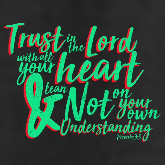 Trust In The Lord Golf Towel