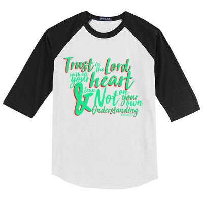 Trust In The Lord Kids Colorblock Raglan Jersey