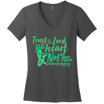 Trust In The Lord Women's V-Neck T-Shirt