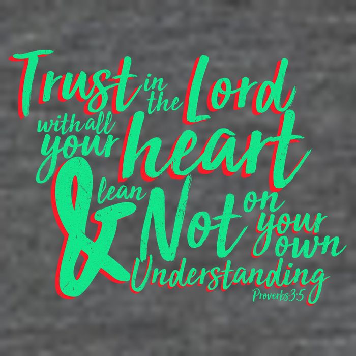 Trust In The Lord Kids T-Shirt