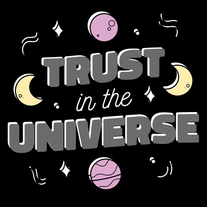 Trust In The Universe Space Stripe Pom Pom Beanie