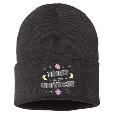 Trust In The Universe Space Sustainable Knit Beanie