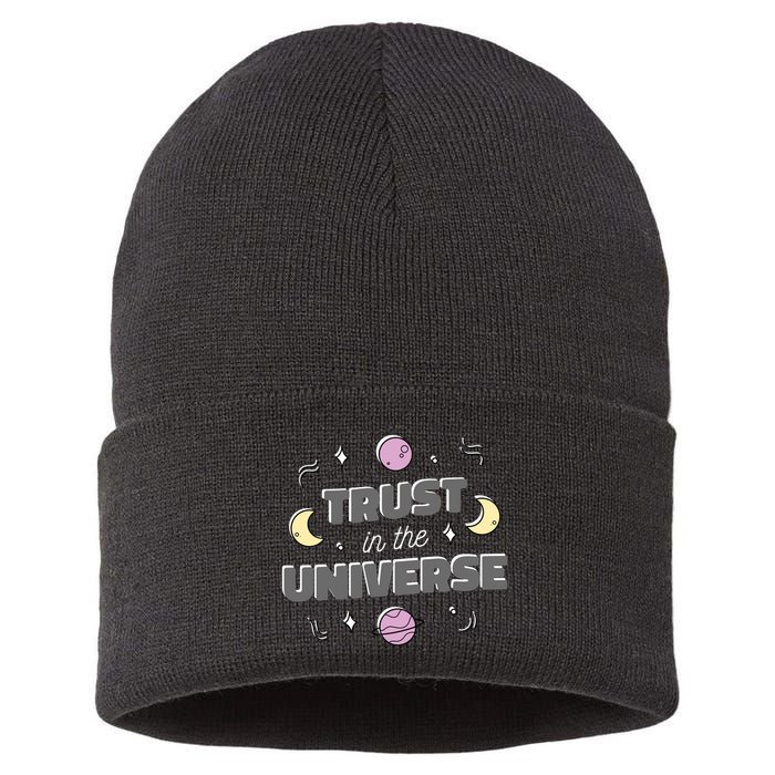 Trust In The Universe Space Sustainable Knit Beanie