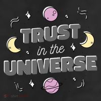 Trust In The Universe Space 25L Jumbo Tote