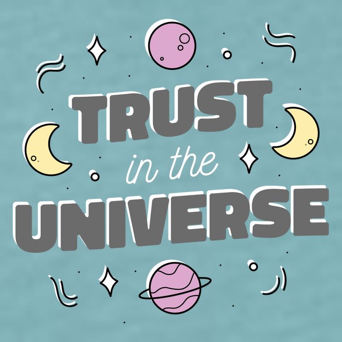 Trust In The Universe Space Sueded Cloud Jersey T-Shirt