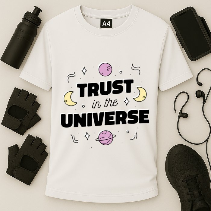 Trust In The Universe Space Performance Shirt