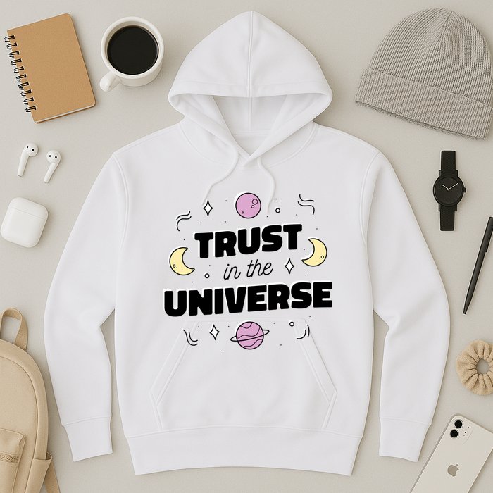 Trust In The Universe Space Hoodie
