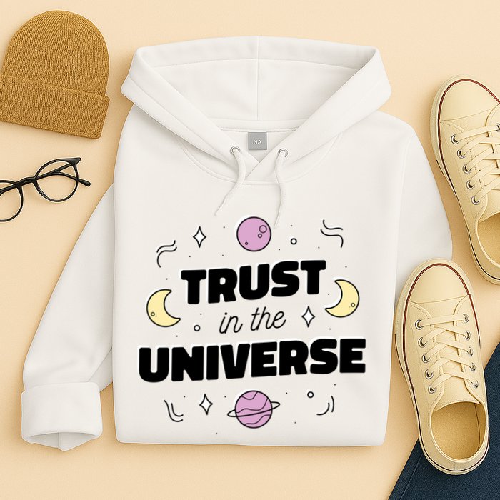 Trust In The Universe Space Hoodie