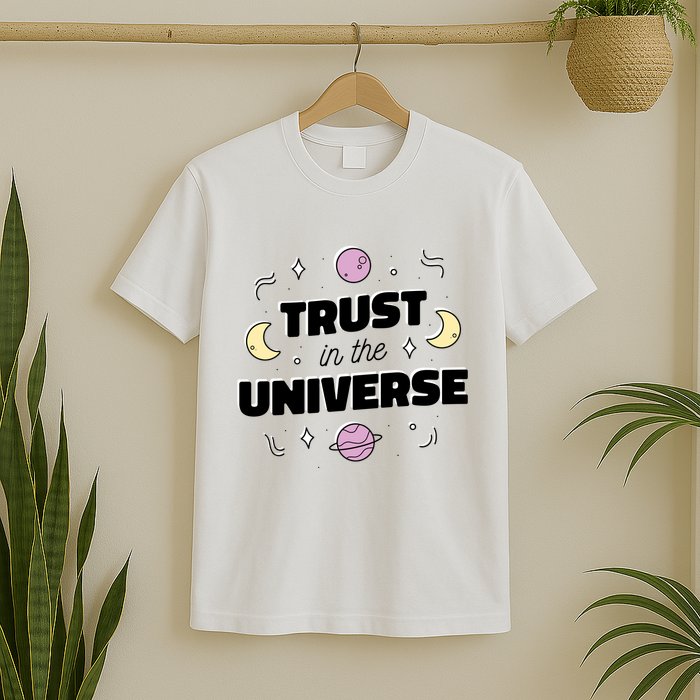 Trust In The Universe Space T-Shirt