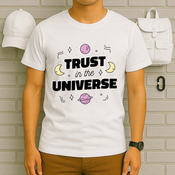 Trust In The Universe Space T-Shirt