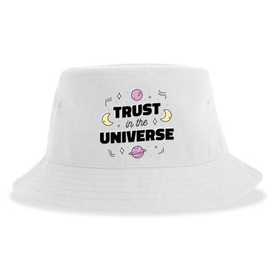 Trust In The Universe Space Sustainable Bucket Hat