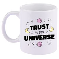 Trust In The Universe Space 11oz C Handle Ceramic Mug